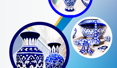 BLUE POTTERY Artcraft PAKISTAN