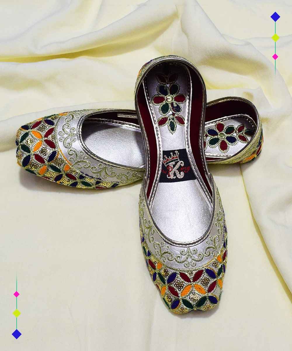 Colorful Bridal Khussa Shoes