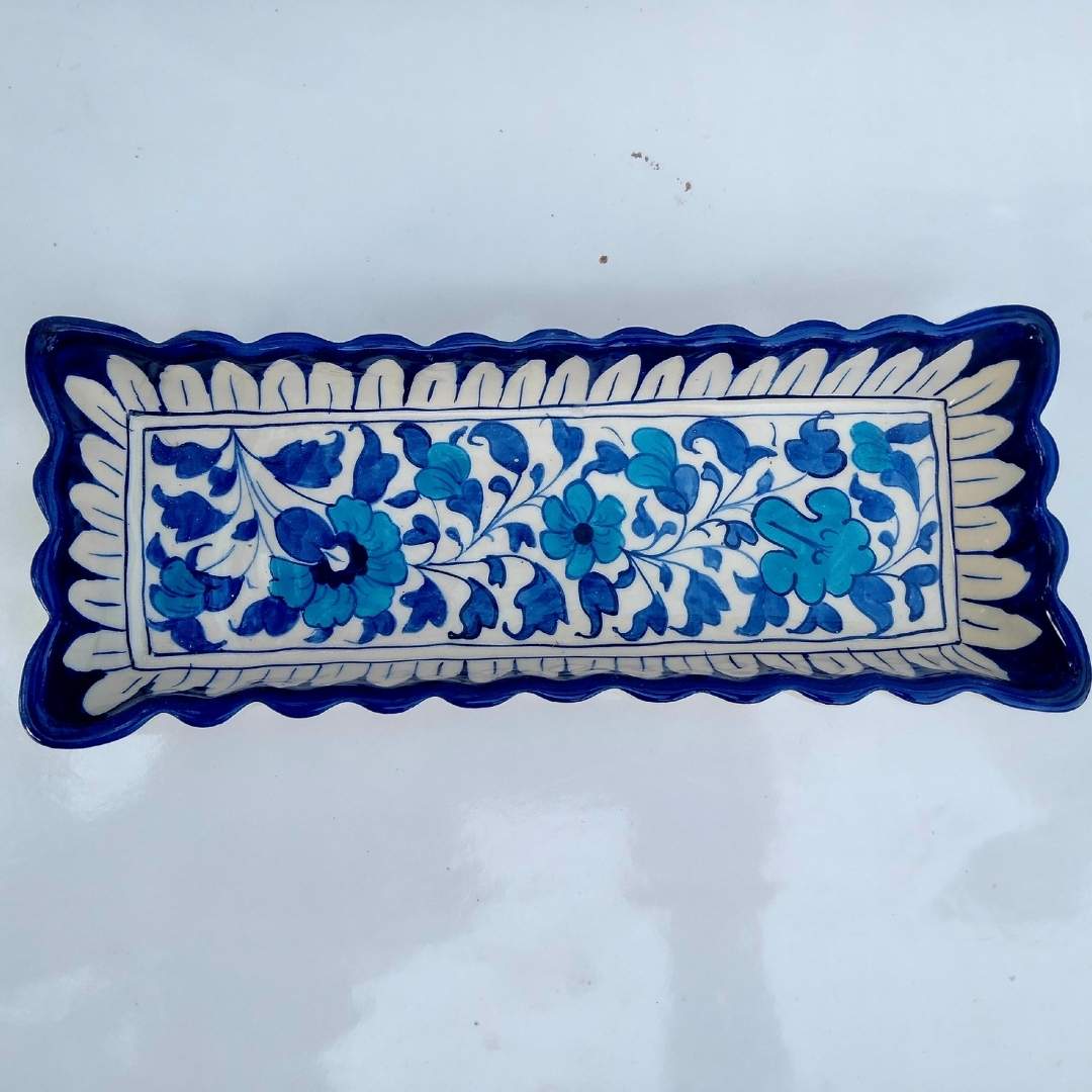 Blue Pottery Kabab Dishes