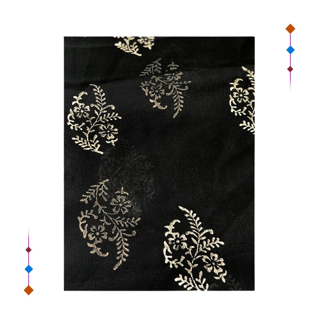 Handmade Block Print Dupatta Traditional Art