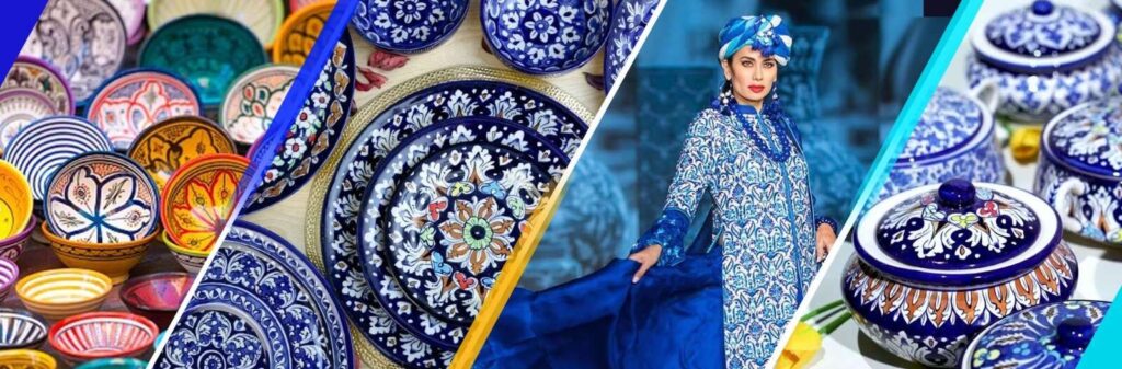 Multani Blue Pottery products online Banner