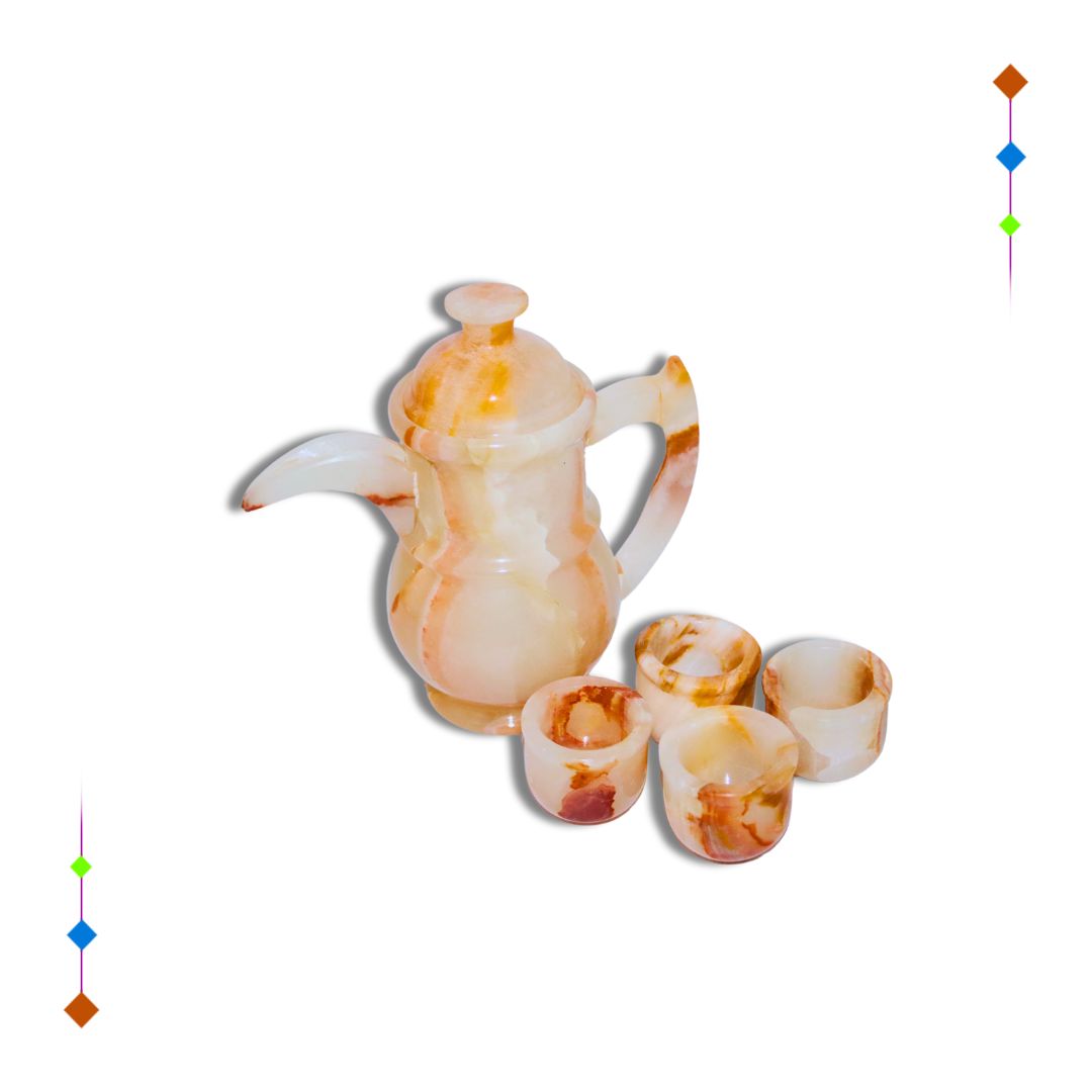 Onyx Marble Gava Set