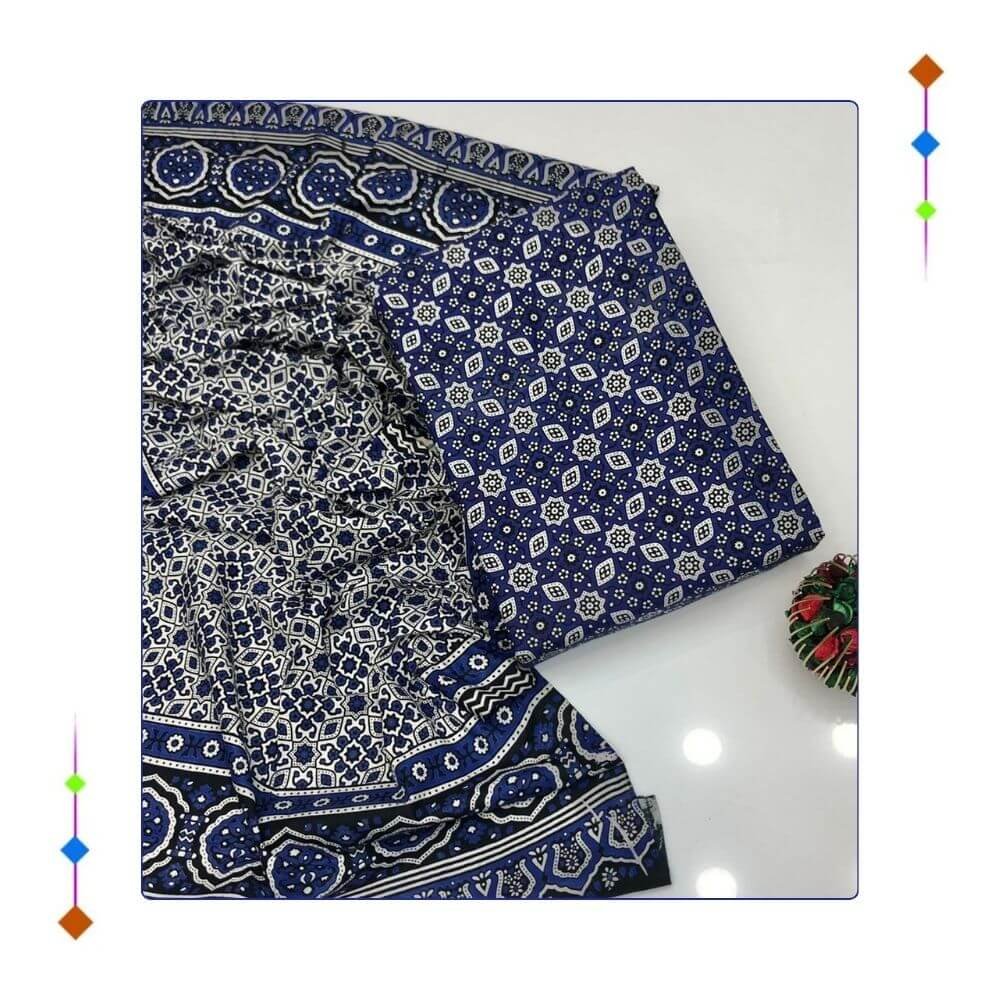 Multani Ajrak Suit