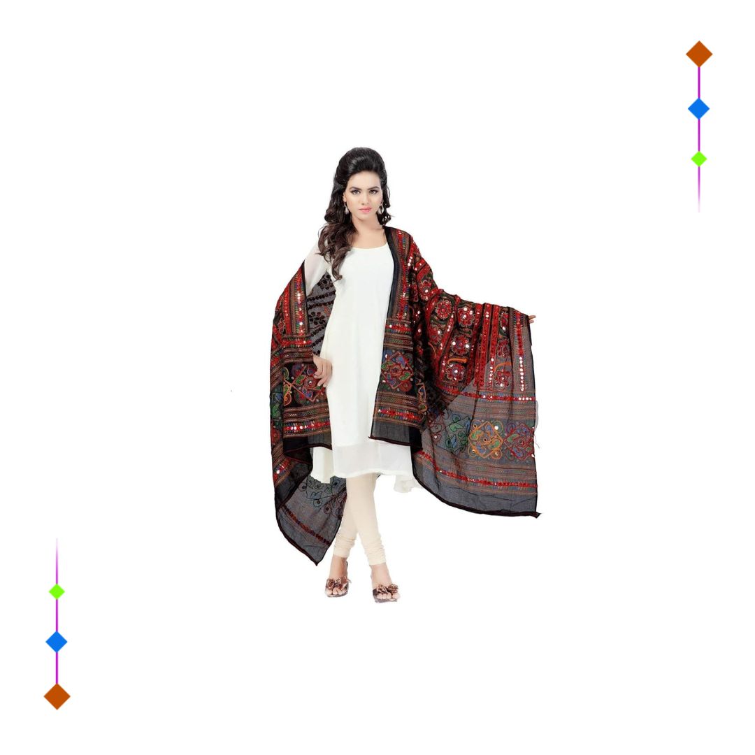 traditional navratri dupatta